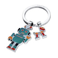 TROIKA ROBBY Schlüsselanhänger – einen Roboter und seinen Roboterhund
