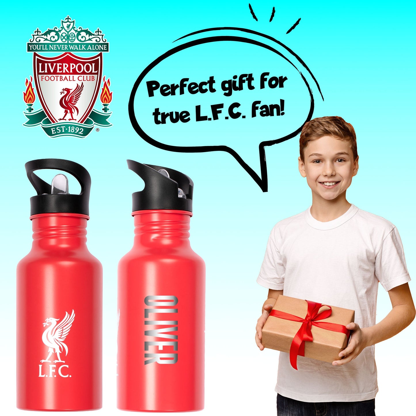 Liverpool FC Metal Gourde 500ml