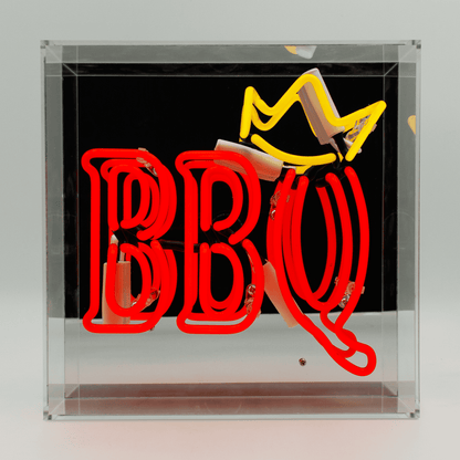 'BBQ' Neon Box Sign