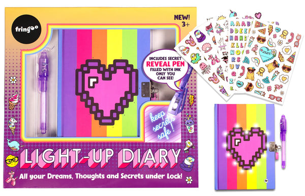 Journal secret lumineux – Pixel Heart