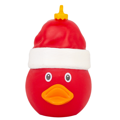 Canard Boule de Noël avec Bonnet