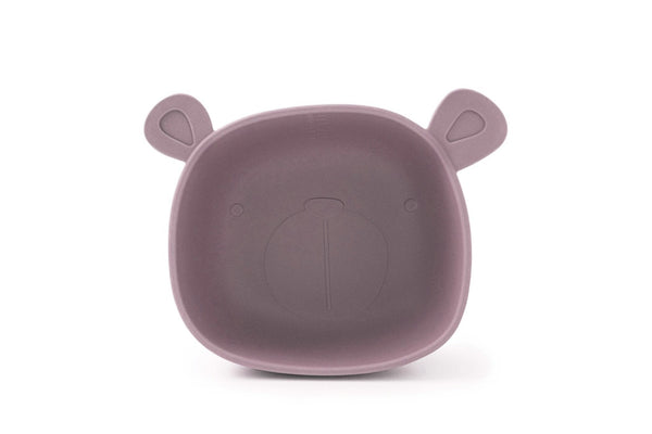 Esslernschüssel Lili the Bear Silikon  Plum