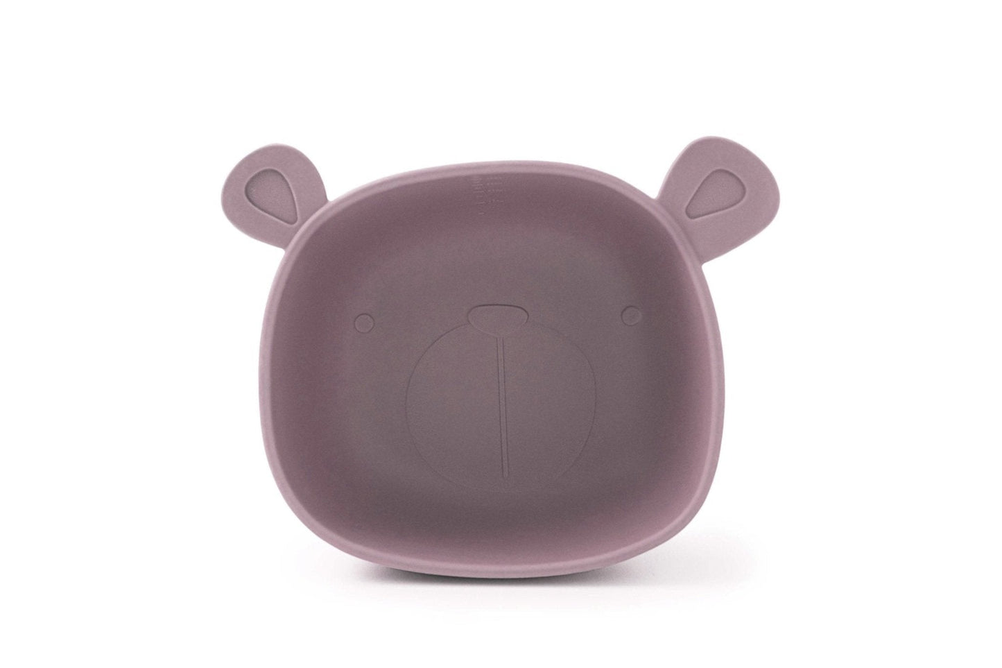 Bol à manger Lili l'Ours Silicone Prune