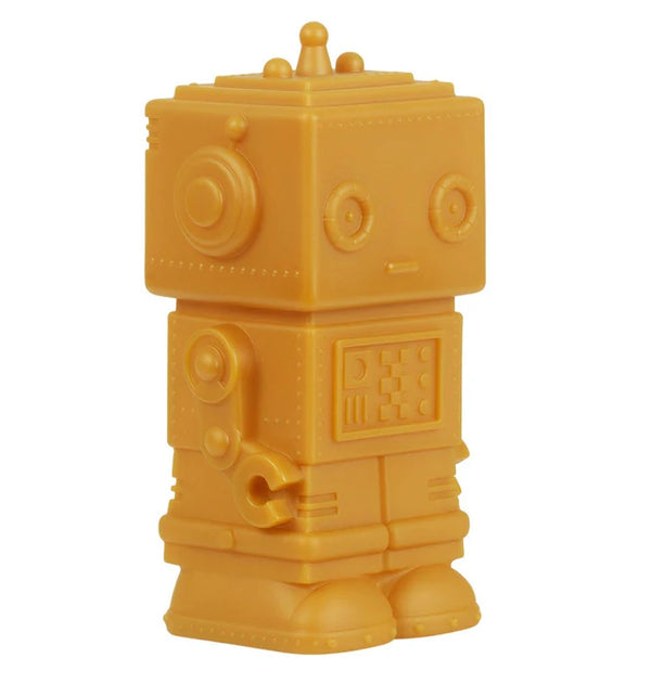 Klein gouden robot nachtlampje