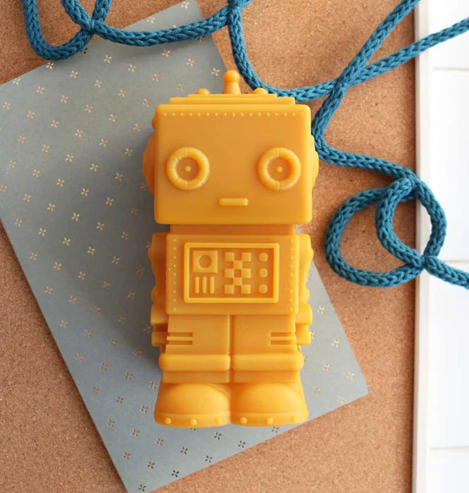 Petite Veilleuse Robot Or