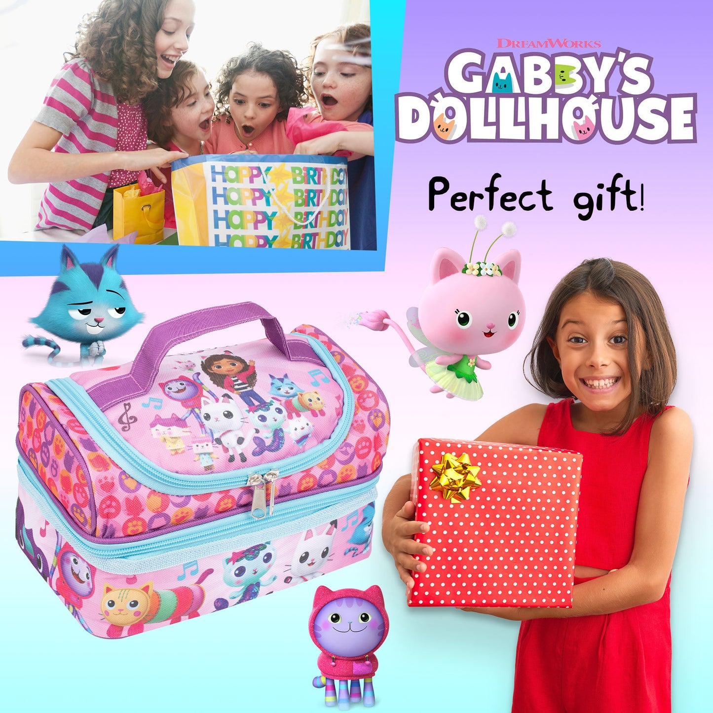 Gabby et la Maison Magique's Doll House Multi Sac repas