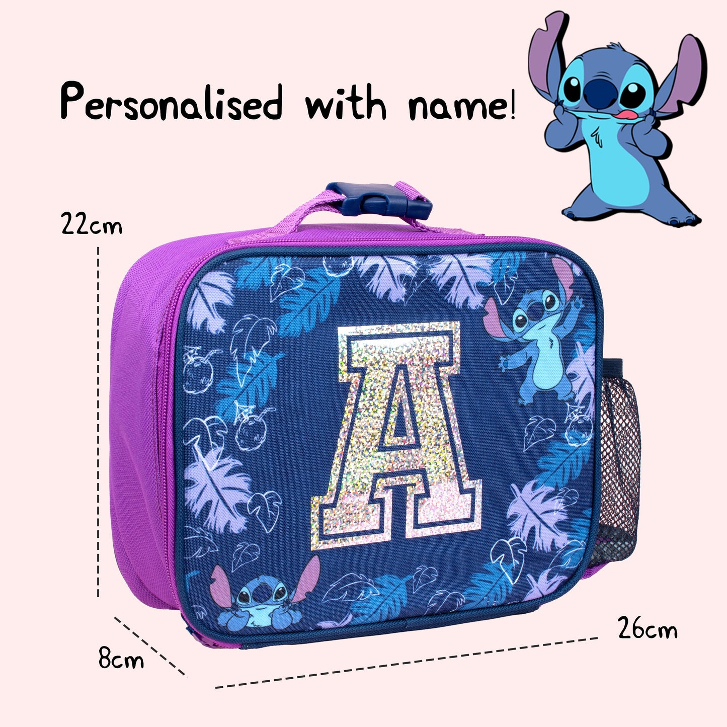Sac à déjeuner personnalisé - Stitch