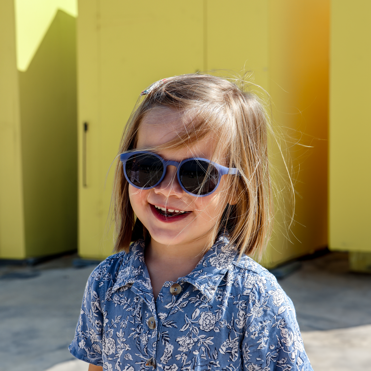 Lunettes de Soleil Enfant Hop'Pop – CAT 3 – Flex Bleu