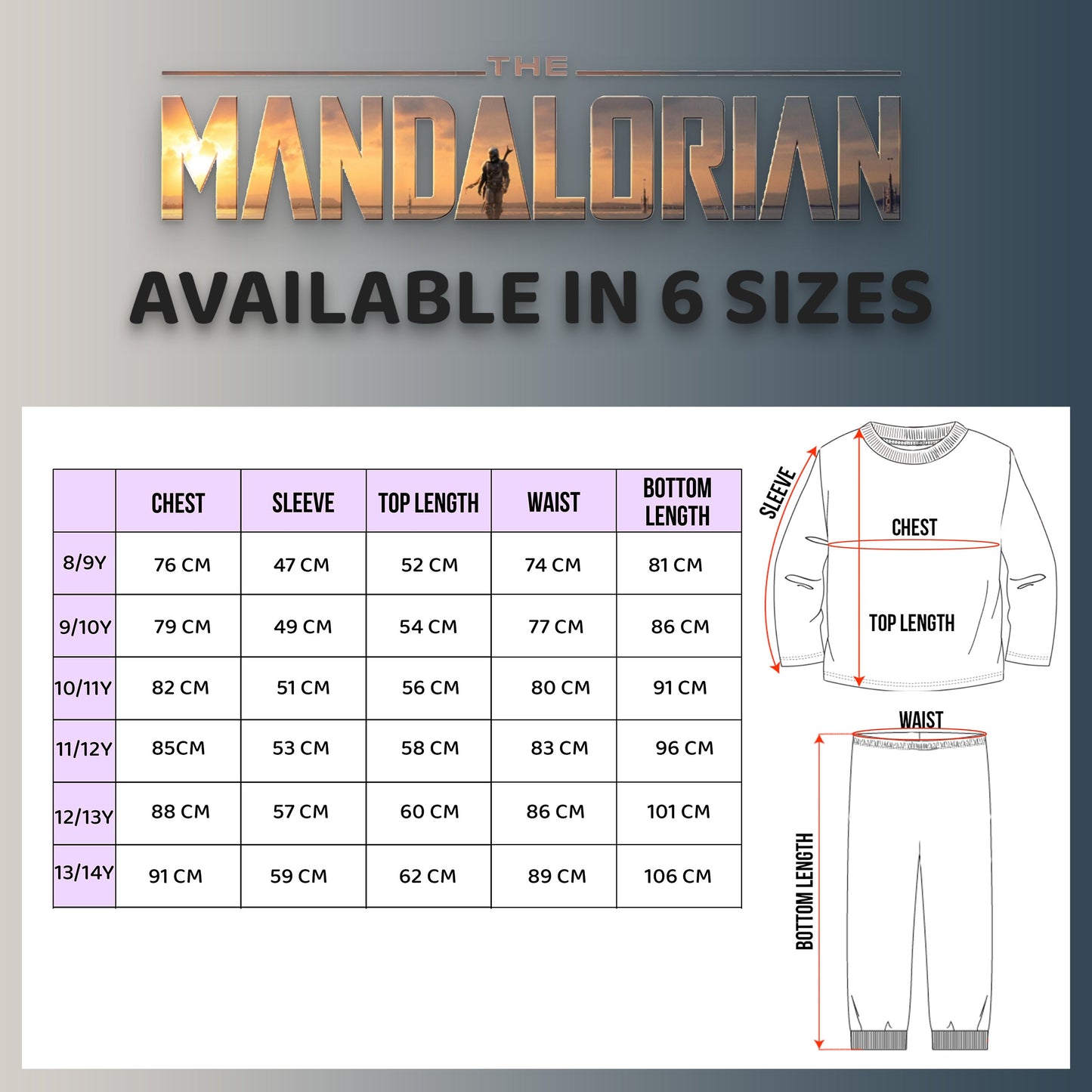 Star Wars Pajamas - Mandalorian