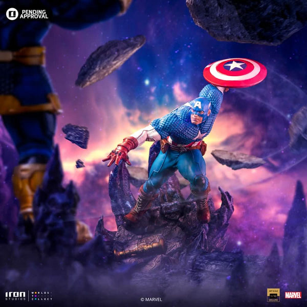 Statue Captain America Deluxe - Infinity Gauntlet Diorama - BDS Art Scale 1/10 - Marvel Comics