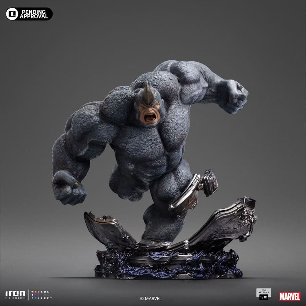 Rhino Statue - Spider-Man vs. Villains Diorama - BDS Art Scale 1/10 - Iron Studios