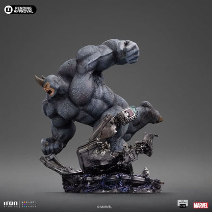 Rhino Statue - Spider-Man vs. Villains Diorama - BDS Art Scale 1/10 - Iron Studios