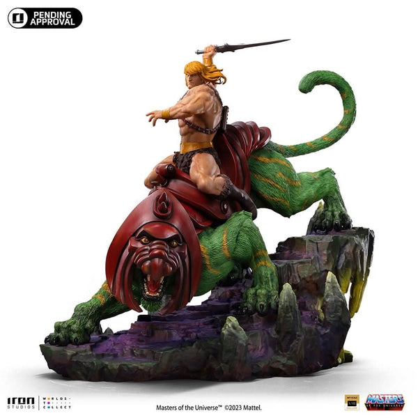 Statue He-Man and Battle Cat - Masters of the Universe - Art Scale 1/10