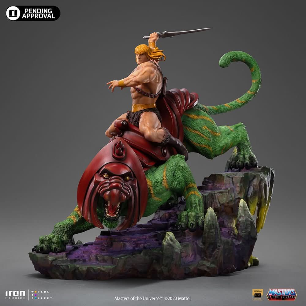 Statue He-Man and Battle Cat - Masters of the Universe - Art Scale 1/10