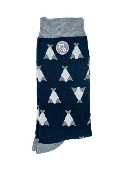 Chaussettes « Morues » – Bleu Marine - Chulé