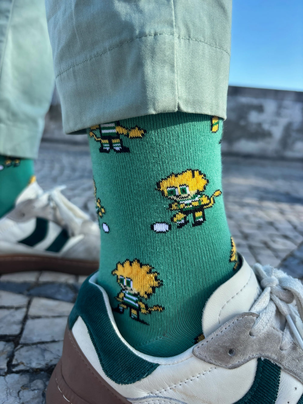Chaussettes Sporting CP « Jubas » – Menthe