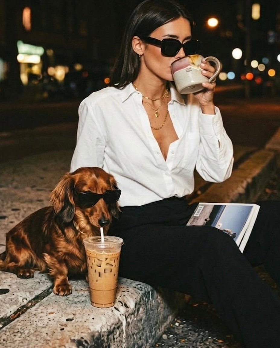 Melting Ice Cream Mug 360ml Chien Maman