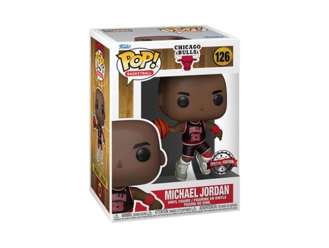 Pop! Michael Jordan with Jordans (Blk Pinstripe Jersey)