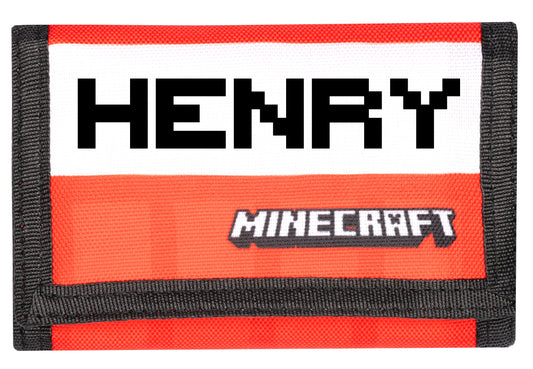 Minecraft Kids portefeuille – rouge