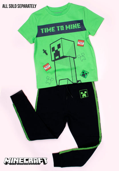 Minecraft Short Sleeve Pyjama Set - Green