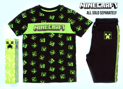 Minecraft Creeper T Shirt – noir