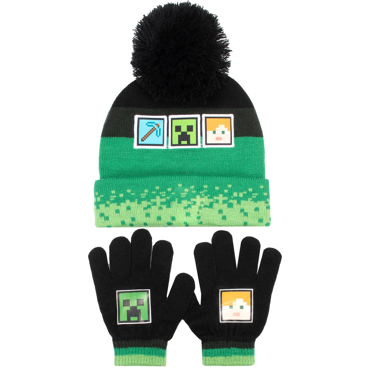 Minecraft – Children's Hat & Gloves Set