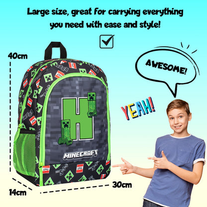 Minecraft enfant Sac à dos — sac à dos scolaire officiel