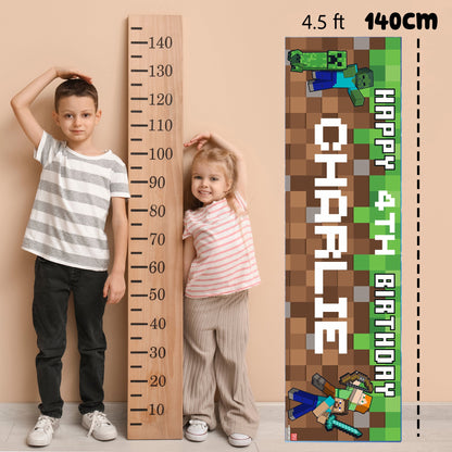 Minecraft Birthday Banner