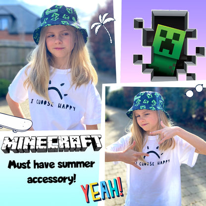 Casquette enfant – Minecraft Bucket Hat