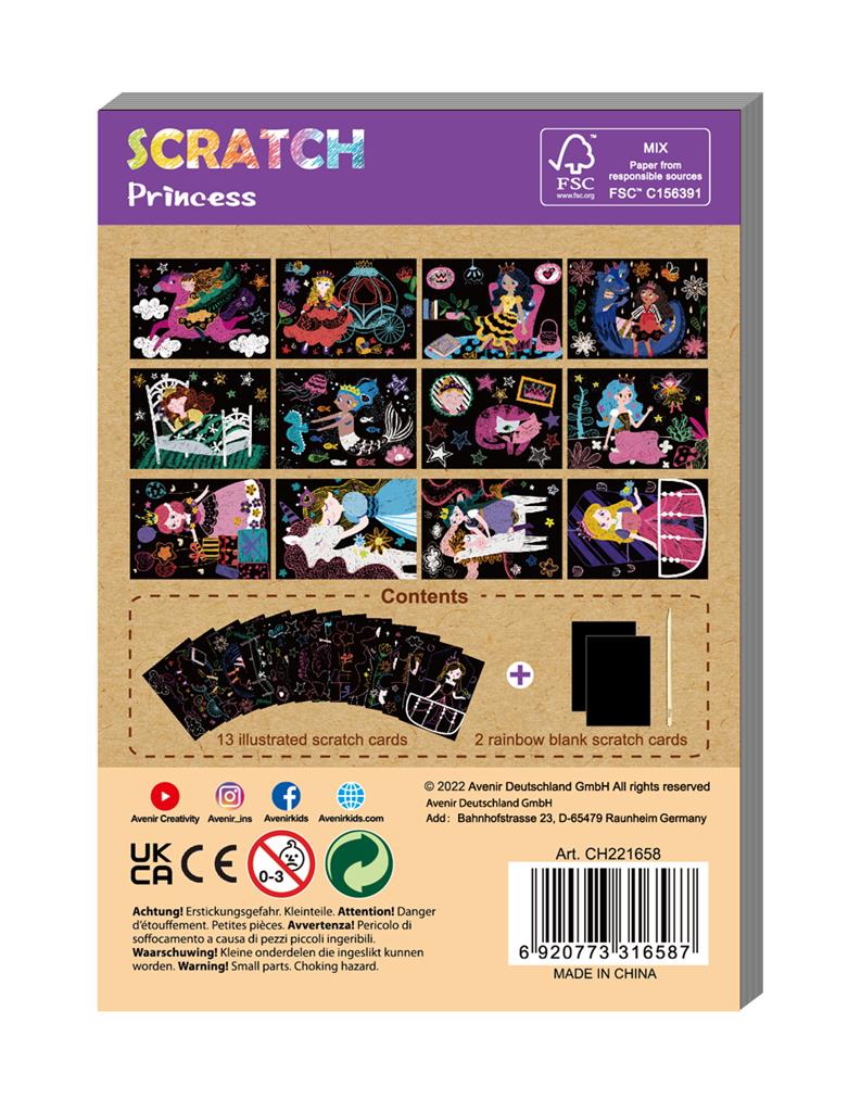 Mini Scratch Book – Princesses