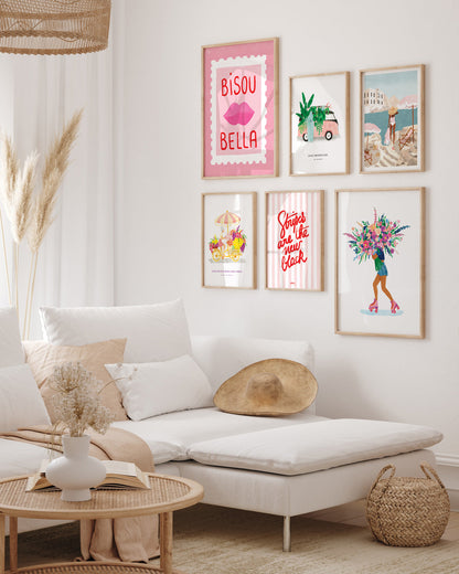 Surf And Plants - Poster