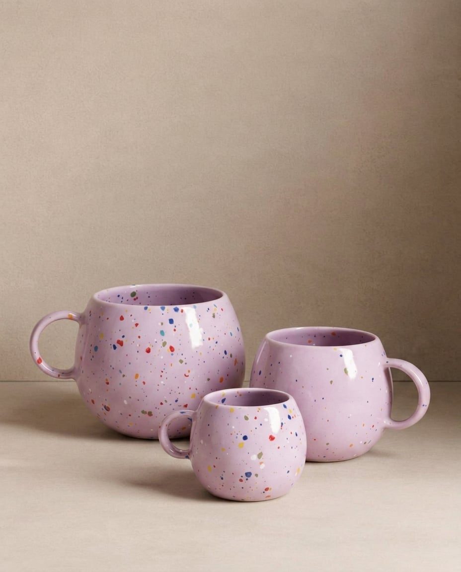 New Party Ball Mug 90ml Lilac