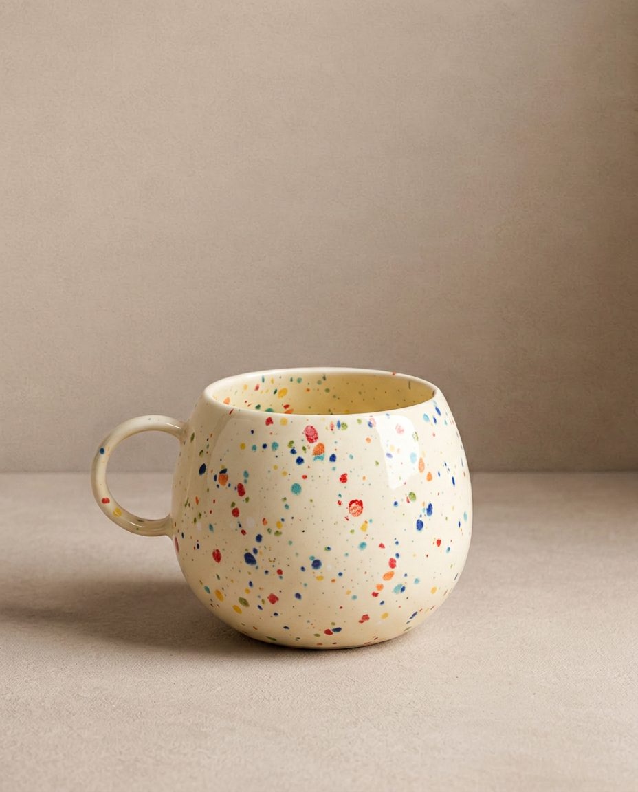 New Party Ball Mug 250ml - Mix 6 Pieces