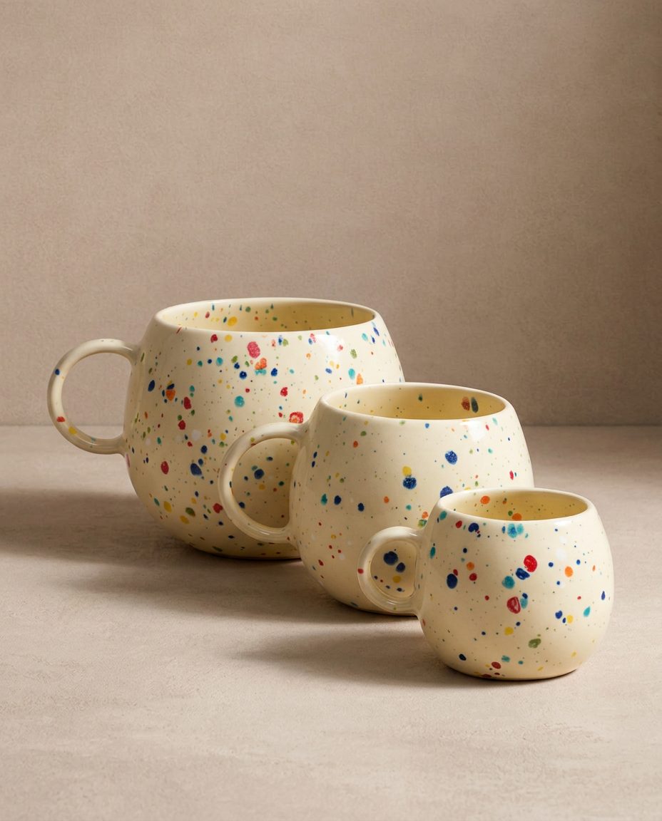 Tasse boule New Party – 250 ml – Jaune