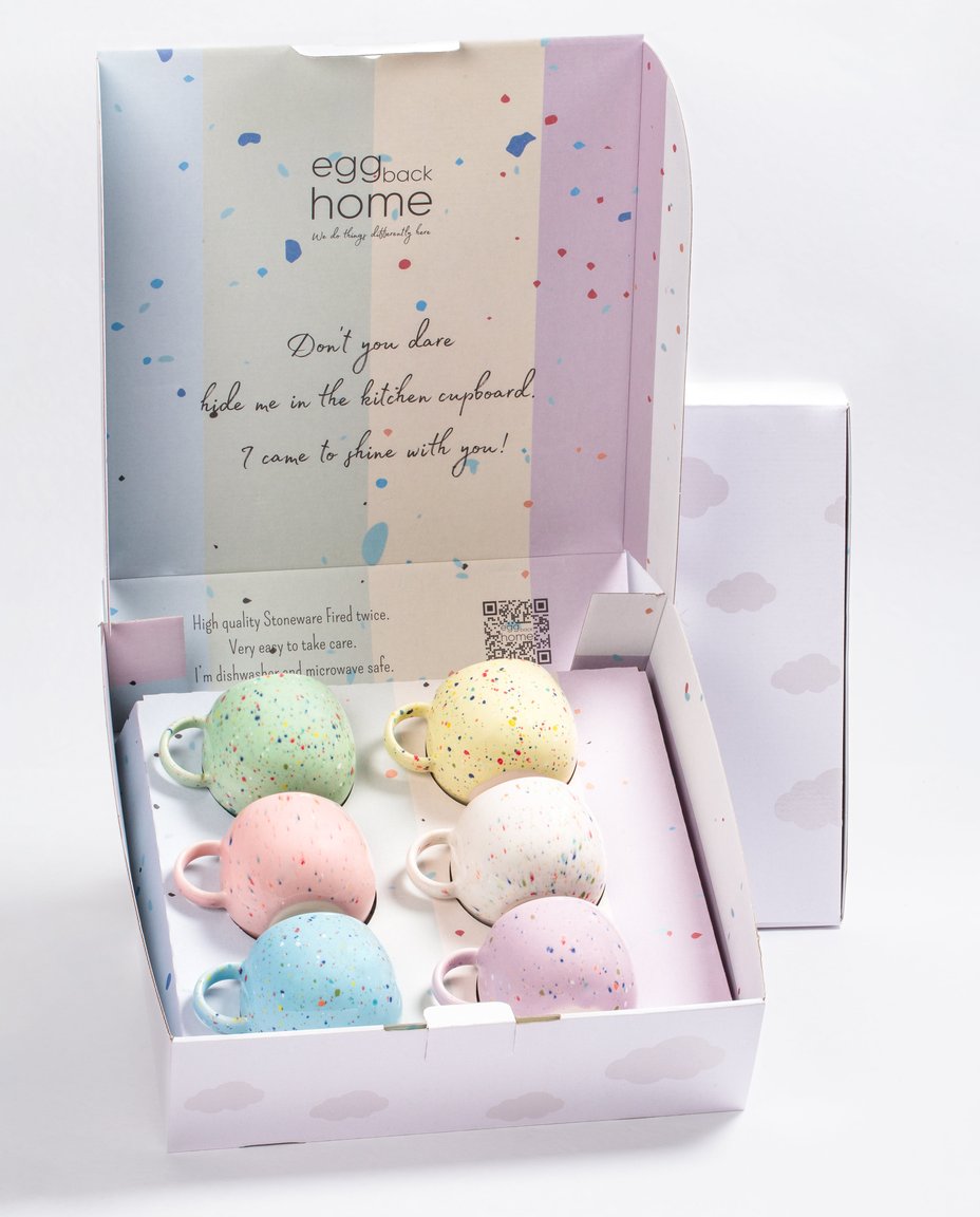 New Party Mug Boule 500ml - Mélange 6 Pièces