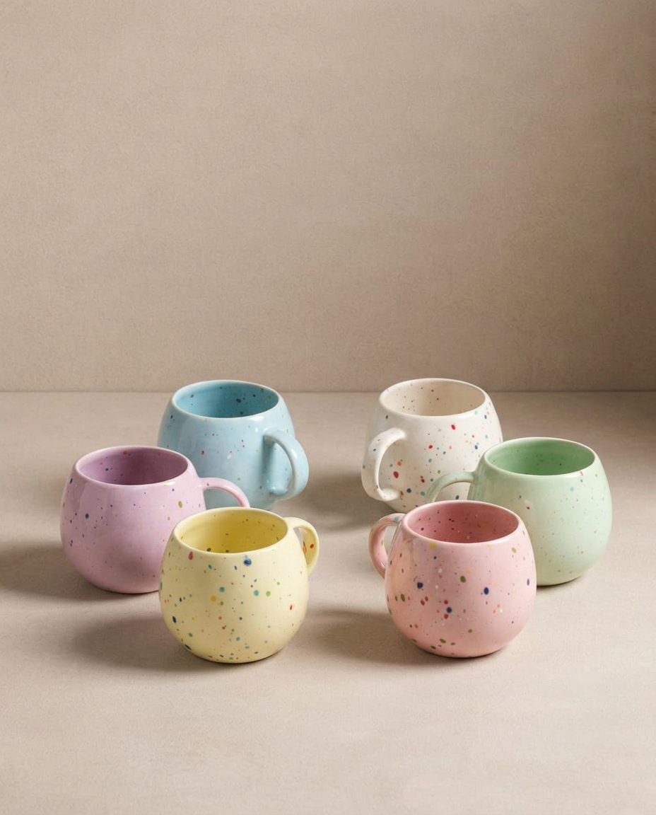 New Party Mug Boule 90ml - Mélange 6 Pièces