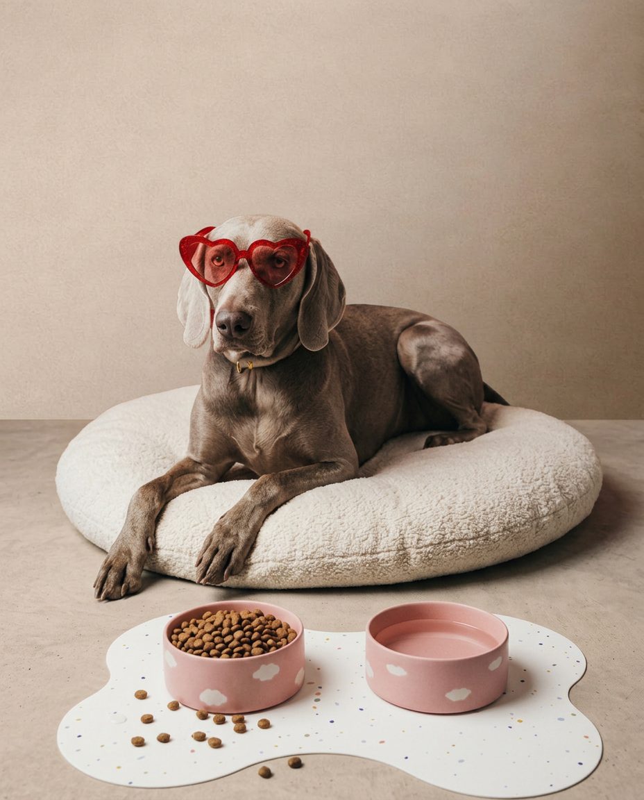 New Party Set de table en os pour gamelles pour chiens