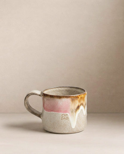 Melting Ice Cream Mug 360 ml Chat Maman & Papa Ensemble 2 Pièces