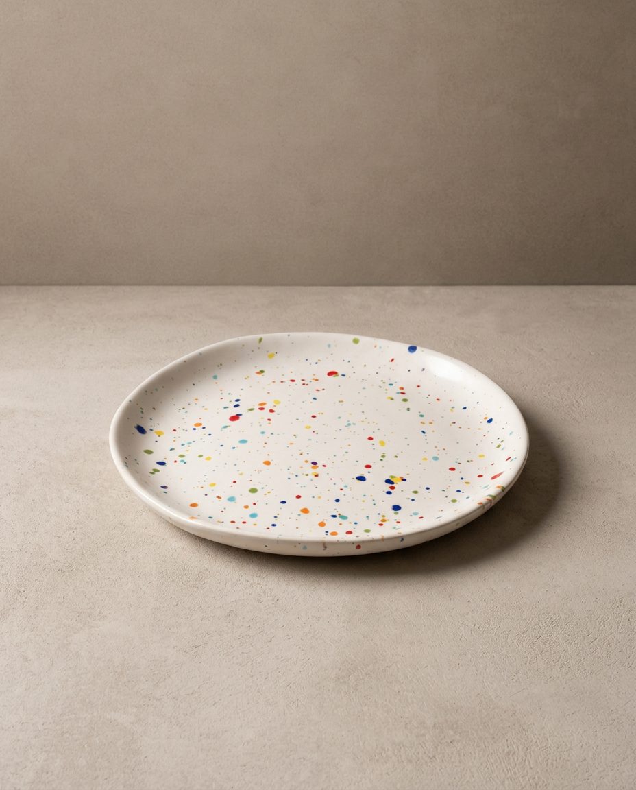 New Party Assiette à pain 17 cm - Mélange 6 Pièces