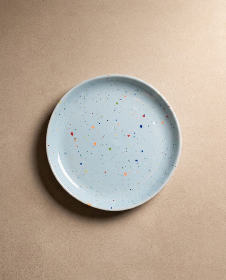 New Party Low Pasta Plate 23cm - Mix 6 Pieces