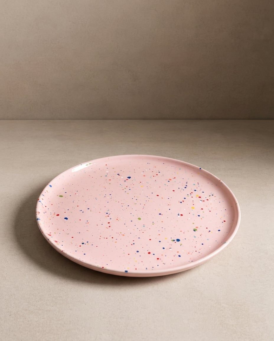 New Party Assiette plate 27 cm - Mélange 6 pièces