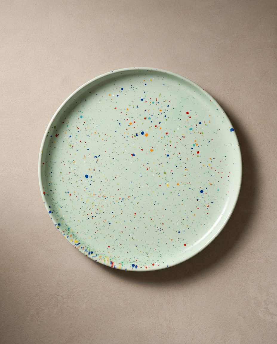 New Party Assiette plate 27 cm - Mélange 6 pièces