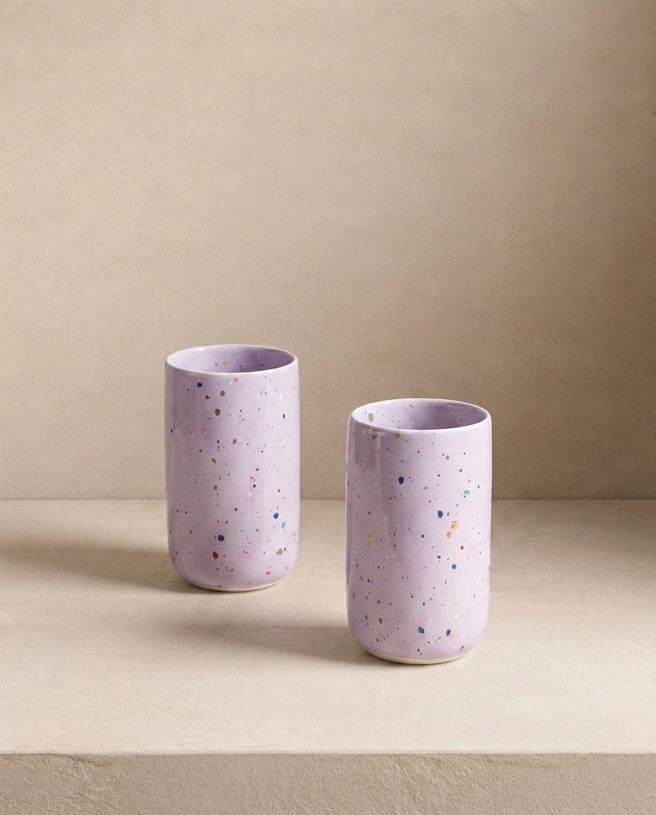 New Party Long Cup 330ml Lilac