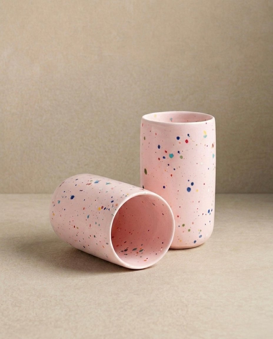 New Party Mug Long 330ml - Mélange 6 Pièces