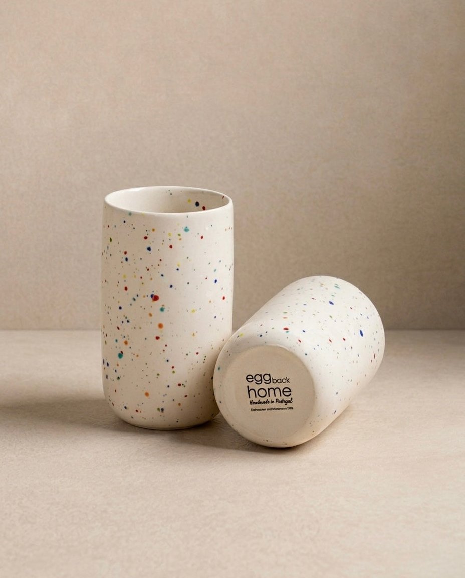 New Party Mug Long 330ml - Mélange 6 Pièces