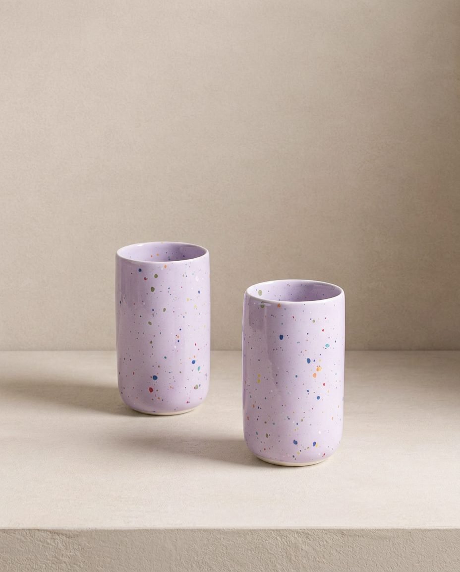 New Party Mug Long 330ml Lilas