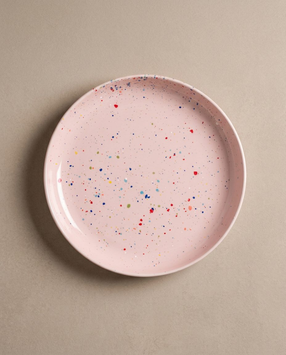 New Party Low Pasta Plate 23cm - Mix 6 Pieces