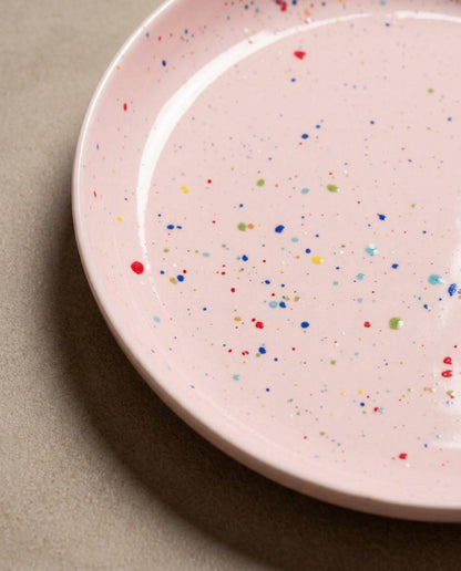 New Party Low Pasta Plate 23cm Pink