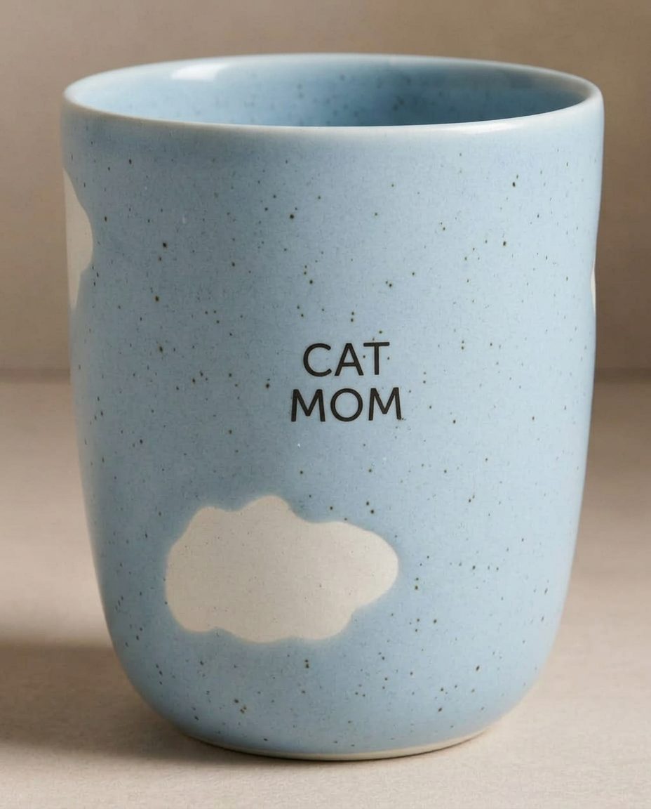 Ensemble Cloud – 2 tasses 220 ml Maman & Papa chat