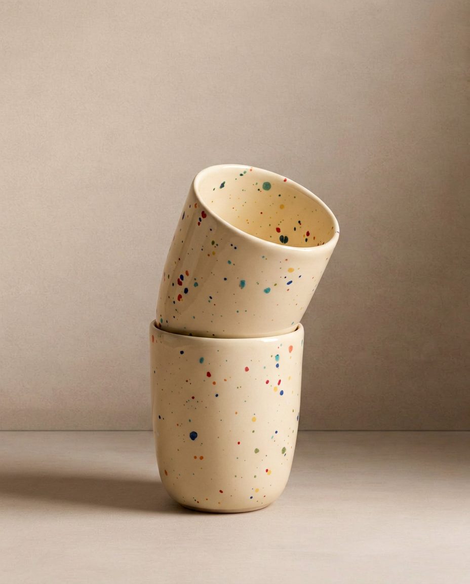New Party Mug moyen 220 ml - Mélange 6 pièces